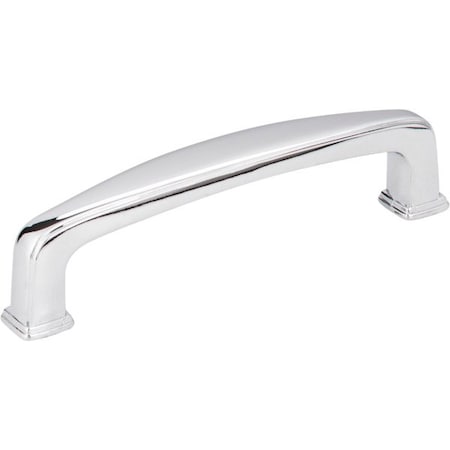 Jeffrey Alexander 96 mm Center-to-Center Polished Chrome Square Milan 1 Cabinet Pull 1092PC